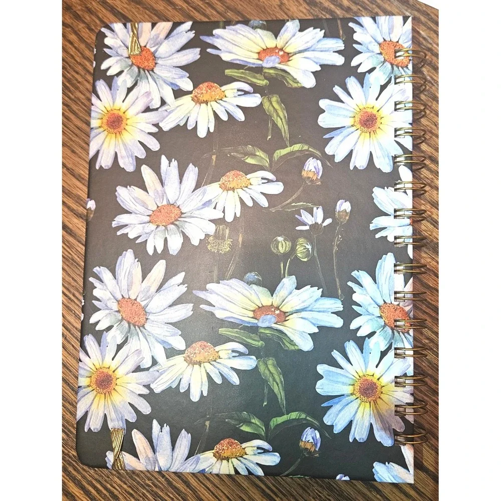 2026 Back To School Spiral Planner Daily Weekly Flowers NEW
